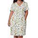 thumbnail image 3 of Vestido de noche elegante y bonito para mujer vestido blanco holgado con bolsillos con diseño de abejas y flores salvajes, 3 of 7