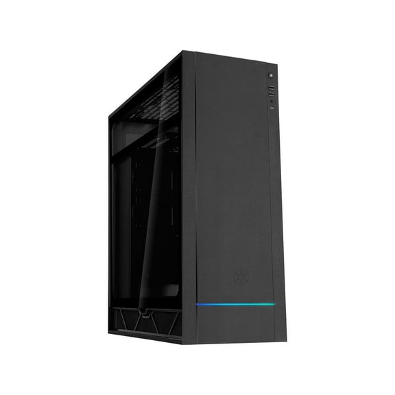 SilverStone ALTA F1 SST-ALF1B-G Black Aluminuml / Steel / Tempered Glass ATX Mid Tower Computer Case