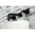 thumbnail image 3 of Kingston Brass KS6125DL Concord Double-Handle Wall Mount Bathroom Faucet, Oil Rubbed Bronze, 3 of 8