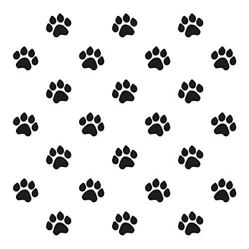 Literacy at opfinde montering Paw Prints Stencil By Studior12 Animal Fun Repeating Pattern Art Small 6 X  6Inch Reusable Mylar Template Painting, Chalk, Mixed Media Use For  Journaling, Diy Home Decor Stcl705 (6" X 6") -