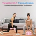 thumbnail image 2 of inAdjustable Dumbbell Set Levels Hand Weights (Each ./././.lb) for Women & Men Weights Dumbbell Set Convertible to Kettlebell for Home Gym Strength Training, 2 of 7