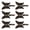 Green bronze, variant on 6 Pieces Ornamental Butterfly Hooks Zinc Alloy Wall Mount Hanger for Living Room/Bathroom/Kitchen/Bedroom