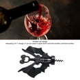 thumbnail image 4 of Wine 2 in 1 Bottle Opener Bat Shape Zinc Alloy Wine Beer Bottle Opener for Home Kitchen Hotel Restaurant, 4 of 7