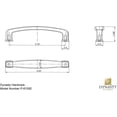 thumbnail image 3 of Dynasty Hardware P-81092-10B Super Saver Design Cabinet Pull Aged Oil Rubbed Bronze, 3 of 5