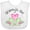 AA-White, variant on Inktastic Granny's Girl- Heart Flowers Girls Baby Bib