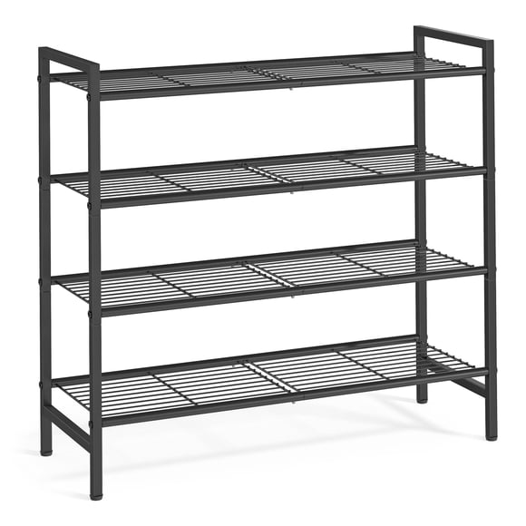 Estante SONGMICS ULMR044BP01 Metálico de 4 Niveles Negro