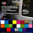 thumbnail image 3 of UR Impressions Tattered American Flag We The People Vinyl Decal - White, 7.5 x 4.2 inch, 3 of 9