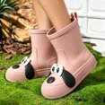 thumbnail image 6 of Womens Rain Boots Cute Big Eye Mid Calf Waterproof Non Rubber Outdoor Rainboots For Ladies With Fun Design And Comfortable All Day Support, 6 of 6
