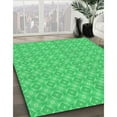 thumbnail image 3 of Ahgly Company Machine Washable Indoor Rectangle Transitional Neon Green Area Rugs, 6' x 9', 3 of 7