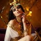thumbnail image 4 of 3 Piezas Accesorios de Disfraz Egipcio Tocado Egipcio Diadema de Cobra Egipcia Pulsera de Serpiente Plegable Accesorios de Cleopatra Dorada Egipto Medusa Accesorios de Halloween para Mujer Sailing  Electrónica, 4 of 5