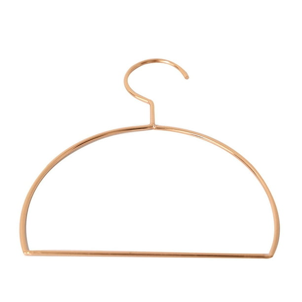Perchero grande semicircular para pañuelos, cinturones, bufandas, toallas y armarios (oro rosa)