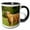 Black/White, variant on 3drose, Hairy Highland Longhorn Cattle, Brown Smaland Sweden - Eu28 Pka0053 - Per Karlsson, 11oz Magic Transforming Mug