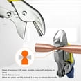 thumbnail image 4 of CATPAN Hose Pinch Off Pliers, C45 Steel Heavy Duty Sheet Metal Clamp Tool, Equipped with 7mm Straight Jaw Locking Pliers, Large Clamping Force for Sealing Copper Pipes, 4 of 9