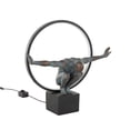 thumbnail image 6 of DecMode 15" Posing People Black Table Lamp with Shade, 6 of 9