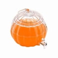thumbnail image 4 of ICQOVD Pumpkin Glass Beverage Dispenser 8L Large Capacity Borosilicate Glass Drink Dispenser with Spigot and Lid Fall Halloween Thanksgiving Party, 4 of 6