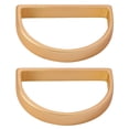 thumbnail image 2 of Gold Napkin Rings, 2 PCS Metal Elegant Napkin Rings, Napkin Holders Buckles for Wedding, Dinner, Parties, Weddings Receptions (Semicircle), 2 of 8