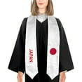 thumbnail image 3 of Japan Cool Graduation Stole Shawl Sash Honor For Study Aboard International Students, 3 of 9