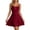 Wine, variant on Hugcore Night Dress for Women Sleepwear, Cute Night Gowns for Women Sleeveless Cami Sleep Dress Loungewear Soft Chemise Nighties Tank Nightgowns for Women Black XL