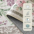 thumbnail image 5 of Moynesa 5'x7' Boho Purple Floral Area Rugs, Machine Washable Area Rugs for Living Room, Rugs for Bedroom, Soft Non-Slip Rug for Dining Room, Pale Lilac, 5 of 6