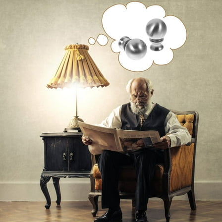 MUSEYA 2Pcs Silver Lampshade Finial Round Decorative Parts Simple Style for Floor Lamp