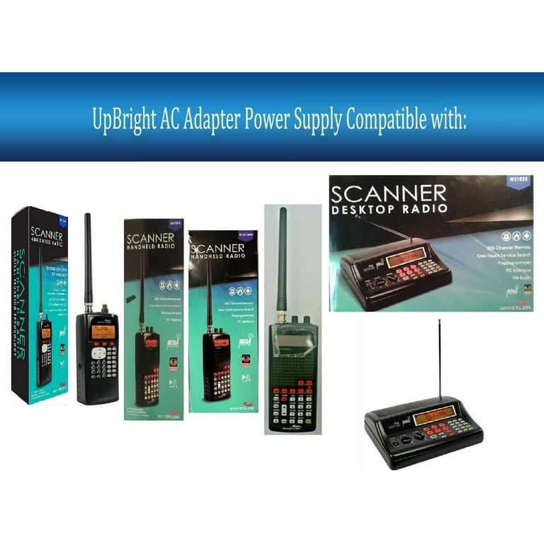 UpBright 9V AC/DC Adapter Compatible with Whistler WS1040 WS1025