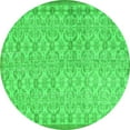 thumbnail image 1 of Ahgly Company Indoor Round Persian Green Bohemian Area Rugs, 5' Round, 1 of 1