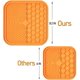 thumbnail image 5 of Pad-2 PCS, alfombrilla de tratamiento de alimentación lenta para mascotas para perros, chupete, reductor de aburrimiento y ansiedad, alfombrilla de alimentación lenta para mascotas, alfombrilla de tra Namotu DCF128, 5 of 6