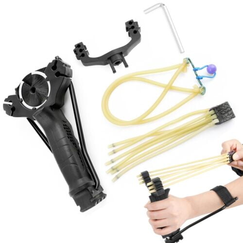 Bowfishing Catapult Slingshot Archery Foldable Bow Sling Fishing Hunt