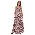 thumbnail image 1 of Bimba 2 Pcs Robe de Plage Sexy pour Femmes Imprimée Smockée Crop Top & Longue Jupe Ensemble, 1 of 7
