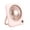 A002- Pink, variant on Portable Rechargeable Fan | Small Desk Fan for Office | Personal Cooling Fan | Folding Portable Fan for Camping & Travel, 7X6X1.5 in