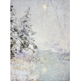 thumbnail image 2 of Palmer, Walter Launt 25x32 White Modern Wood Framed Museum Art Print Titled - Winter Sun, 2 of 4