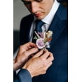 thumbnail image 7 of ABCISI 2Pcs Corsage and Boutonniere Set, Purple Rose Corsage, Purple Boutonniere for Men Wedding Flowers, Corsage of Prom Holiday Decorations, Accessories Party Suit Decoration, 7 of 7