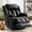 Black-Base, variant on INGALIK Dual Motor Power Lift Recliner Chair, Infinite Position Lay Flat Recliners for Adult & Elderly with Heat & Massage, Large, Type-C Charge, Lumbar Pillow for Living Room, Leather(Brown)