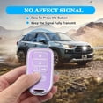 thumbnail image 3 of Key Fob Cover Compatible with Honda Accord Civic Pilot CR-V Passport Insight EX Odyssey 2015-2021 Keychain Case Holder Protector,Purple, 3 of 6