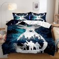 thumbnail image 1 of Animal Cartoon Series Printed Quilt Cover Two-piece Set Three-piece Children's Bedroom Decorative Quilt Cover, 1 of 3