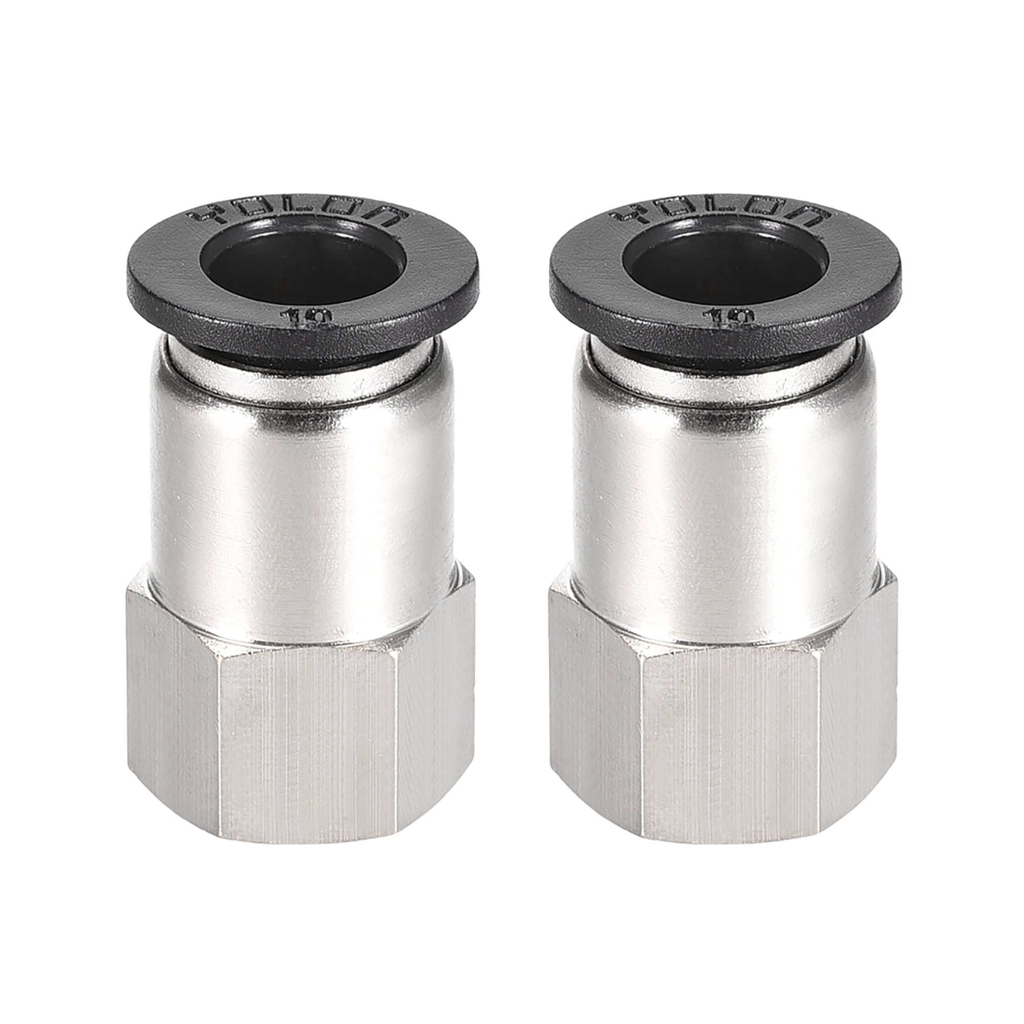 Push to Connect Tube Fitting Adapter,10mm Tube OD x 1/4 NPT Female