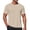 44#Khaki, variant on Mens Shirts Dry Fit Athletic T Shirts UPF 50  Performance Cooling Shirt Short Sleeve Light Blue L