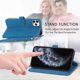thumbnail image 3 of Compatible With Iphone 11 Pro Zip Pouch Magnetic Card Holder With Wrist Strap Wallet Pouch For Iphone 11 Pro, 3 of 5