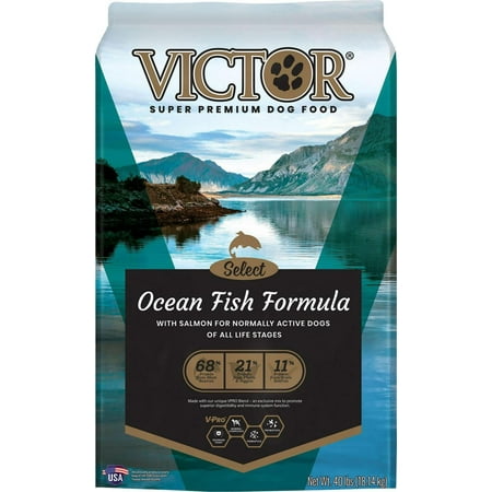 Victor Select Ocean Fish Formula, All Life Stage Dry Dog Food 40 Lb