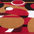 thumbnail image 4 of Allstar Red Area Rug. Contemporary. Abstract. Traditional. Formal. Shapes. Spirals. Circles (7' 7" x 10' 6"), 4 of 7