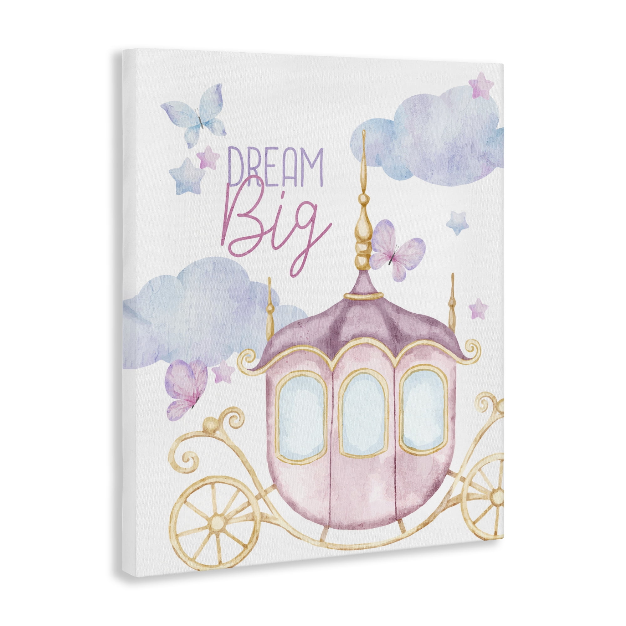 Dream Big Fantasy Carriage Canvas Wall Art, design by Kim Allen