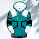 thumbnail image 1 of Sudadera con capucha de bolsillo con impresión 3Dsudadera con capucha suelta con cordón cálido Unisex Ndcxsfigh Para estrenar, 1 of 5