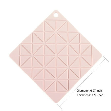 

Spdoo Round Silicone Mat Reusable round Silicone Baking Mat Kitchen Pot Holder Wear-resistant Durable Coffee Cup Coaster