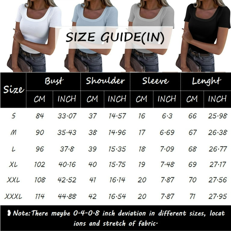 Knosfe Women Crew Neck Ribbed Fitted Tight Tshirt Short Knosfe Women Crew Neck Ribbed Fitted Tight Tshirt Short