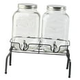 thumbnail image 4 of Dispensador de Bebidas 4L Soledad 2 Piezas Botellas de Vidrio con Soporte para Fiesta, 4 of 7