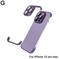thumbnail image 1 of Frameless TPU Bumper Case With Camera Lens Protector for iphone 15pro for iphone Pad 15pro Corner Case R8S8 Max Shockproof F0G1, 1 of 9