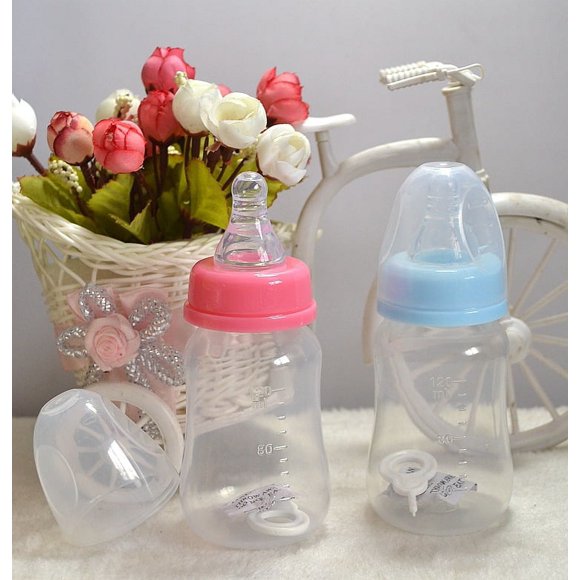 Biberón para recién nacidos, biberón para medicamentos, biberón de polipropileno para bebés, biberón automático de polipropileno de 120 ml
