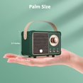 thumbnail image 2 of Altavoz Bluetooth SpringFlora Retro Portátil Verde, 2 of 8