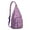 Purple-5, variant on Furry Friend Sling Backpack - Whimsical Dog Print Shoulder Bag (Cartoon Puppy Pattern, Organized Multi-Pocket)