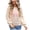 Beige, variant on Teens Girls Cute Sweaters for Women Trendy Long Sleeve Shirts Loose Fit Tunic Tops 2025 White XL